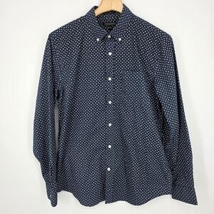 Banana Republic Slim Flex Fit Tech Stretch Cotton Shirt Blue M.